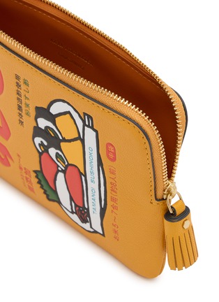 Detail View - Click To Enlarge - ANYA HINDMARCH - Sushi No Ko Leather Loose Pocket