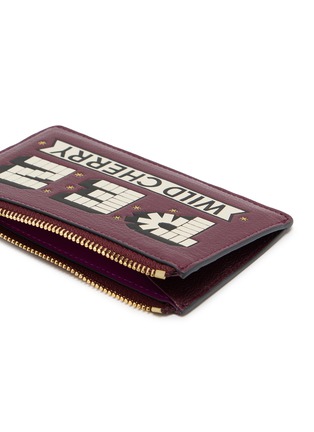 Detail View - Click To Enlarge - ANYA HINDMARCH - Pez Leather Zip Card Case