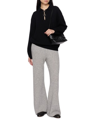 Figure View - Click To Enlarge - BARRIE - Sparkling Cross Cashmere Polo