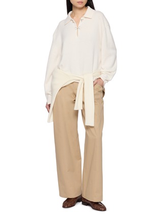Figure View - Click To Enlarge - BARRIE - Sparkling Cross Cashmere Polo