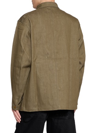 Back View - Click To Enlarge - EDWIN - Garment Dyed Coverall Denim Jacket