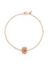 Main View - Click To Enlarge - XIAO WANG - 'Elements' diamond beaded chain 14k rose gold bracelet