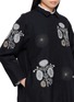  - AODRESS - Floral Star Embroidered Soutien Collar Coat