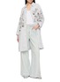 Figure View - Click To Enlarge - AODRESS - Birds & Tree Velvet Coat
