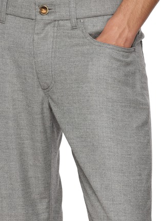  - BARMAS - Straight Leg Loro Piana Wool Cashmere Pants