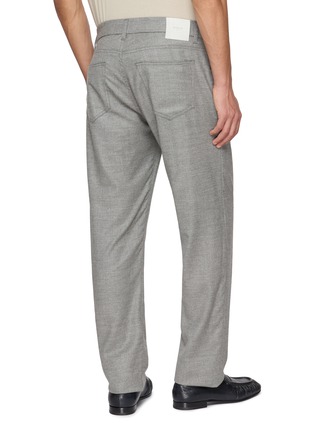 Back View - Click To Enlarge - BARMAS - Straight Leg Loro Piana Wool Cashmere Pants