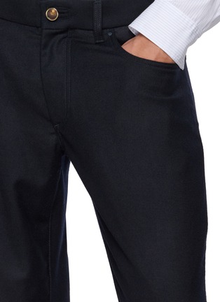  - BARMAS - Straight Leg Loro Piana Wool Cashmere Pants