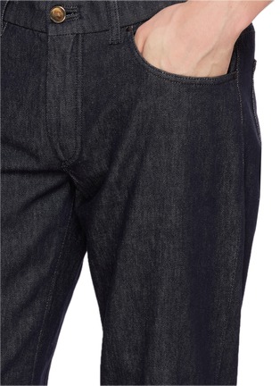  - BARMAS - Straight Leg Cotton Denim Jeans