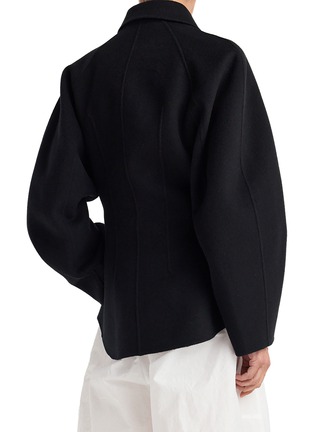Back View - Click To Enlarge - RÓHE - Sculptural Double Faced Jacket