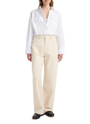 Figure View - Click To Enlarge - RÓHE - Baggy Light Wash Jeans