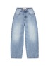 Main View - Click To Enlarge - RÓHE - Berber Barrel Leg Light Wash Jeans
