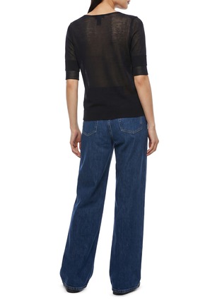Back View - Click To Enlarge - LEMAIRE - Seamless Trompe L'Oeil Layered Top
