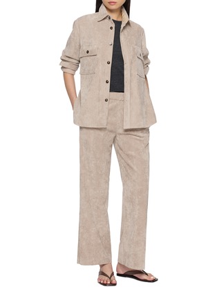 Figure View - Click To Enlarge - F.IT - Elasticated Corduroy Pants