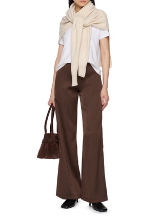 Figure View - Click To Enlarge - F.IT - Flared Satin Pants
