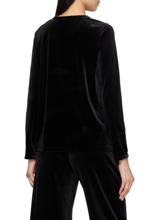 Back View - Click To Enlarge - F.IT - Velvet Long Sleeve T-Shirt