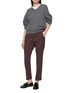 Figure View - Click To Enlarge - F.IT - Pleated Tapered Pants