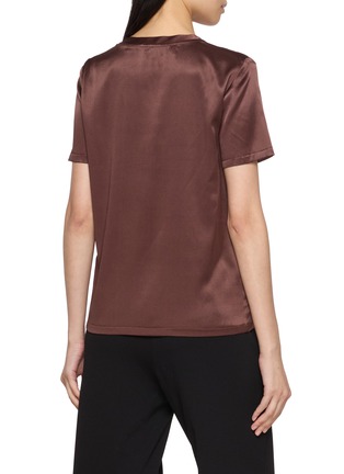 Back View - Click To Enlarge - F.IT - Satin Short Sleeve T-Shirt