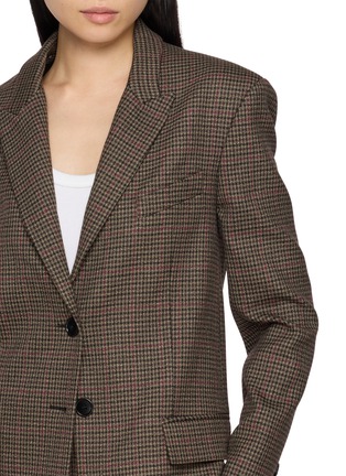  - F.IT - Giacca Single Breasted Houndstooth Blazer