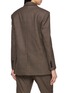 Back View - Click To Enlarge - F.IT - Giacca Single Breasted Houndstooth Blazer