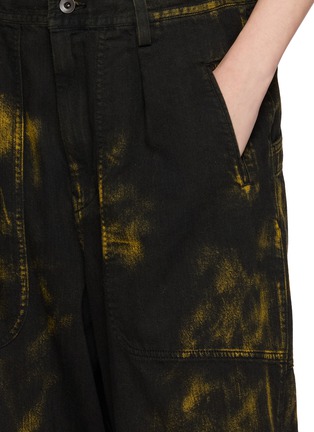  - Y'S - KO-5PK Bleach Effect Dark Wash Jeans