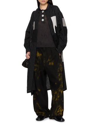 Figure View - Click To Enlarge - Y'S - KO-5PK Bleach Effect Dark Wash Jeans