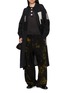 Figure View - Click To Enlarge - Y'S - KO-5PK Bleach Effect Dark Wash Jeans