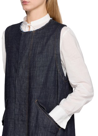  - Y'S - Fishtail Denim Midi Dress