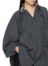  - Y'S - Gathered Drawstring Collar Blouse