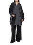 Figure View - Click To Enlarge - Y'S - Gathered Drawstring Collar Blouse