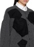  - Y'S - Appliqué Detail Cropped Knit Cardigan