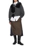 Figure View - Click To Enlarge - Y'S - Appliqué Detail Cropped Knit Cardigan