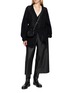 Figure View - Click To Enlarge - Y'S - Chain Stitch V-Neck Cardigan