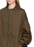  - Y'S - U-Long Ribbed Trim Cotton Blouson