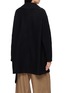Back View - Click To Enlarge - Y'S - Double Breasted Raw Edge Coat