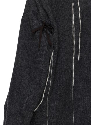  - Y'S - Dropped Shoulder Contrast Stitch Jacket
