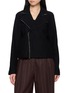 Y'S Oversized Raw Edge Moto Jacket