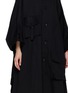  - Y'S - Utility Pocket Collarless Dolman Coat