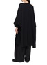 Back View - Click To Enlarge - Y'S - Utility Pocket Collarless Dolman Coat