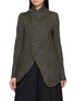 Y'S Textured Drape Collar Blazer