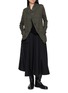 Figure View - Click To Enlarge - Y'S - Textured Drape Collar Blazer