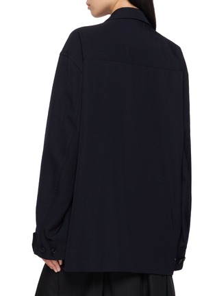 Back View - Click To Enlarge - Y'S - Oversized Four Pocket Utility Jacket