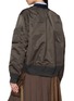 Back View - Click To Enlarge - SACAI - Hybrid Nylon Knit Cardigan