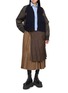 Figure View - Click To Enlarge - SACAI - Hybrid Nylon Knit Cardigan