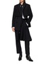 Figure View - Click To Enlarge - SACAI - Layered Belted Suiting Pants