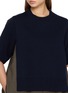  - SACAI - Hybrid Cotton Knit Top
