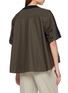 Back View - Click To Enlarge - SACAI - Hybrid Cotton Knit Top