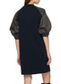 Back View - Click To Enlarge - SACAI - Cotton Jersey Knee Length Dress