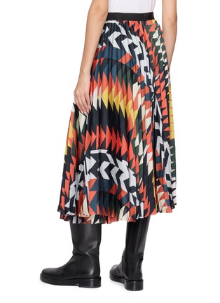 Back View - Click To Enlarge - SACAI - x A.P.C Quilts Midi Skirt