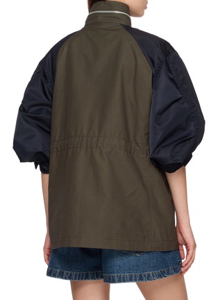 Back View - Click To Enlarge - SACAI - Hybrid Cotton Weather Jacket
