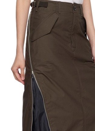  - SACAI - Zip Detail Midi Skirt
